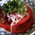 kinako10's cooksnap of when they made 新玉ねぎとトマトのサラダ♡.