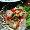 marilin36's cooksnap of when they made 鯛のカルパッチョ.