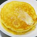 MAM2411's cooksnap of when they made おうちカフェ♪分厚いふわふわパンケーキ♡.
