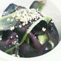 ソネチコ's cooksnap of when they made 茄子の皮のきんぴらにんにく風味.
