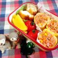 ♡ゆずなさち♡'s cooksnap of when they made ＊オムライス風♪卵焼き＊.