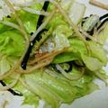 307号室's cooksnap of when they made レタスの塩昆布和え.