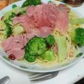 akcoo's cooksnap of when they made 生ハムとブロッコリーのパスタ.