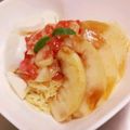 ☆こむぎ★'s cooksnap of when they made お店の味！？桃とトマトの冷製パスタ.