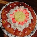 のん吉♪♪'s cooksnap of when they made HMで簡単♡シューケーキのXmasリース.