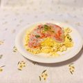 ころわんの母さん's cooksnap of when they made ふわふわな豆腐の卵焼き♪カニカマあん♪.
