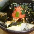 mikiha5's cooksnap of when they made 豆腐・しらす・辛子明太子の簡単丼♪.