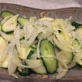 jununu's cooksnap of when they made 試してみて！ズッキーニときゅうりのサラダ.