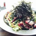 kaokaofood's cooksnap of when they made 小松菜とタコの和風パスタ.