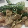 ★☆★りんこ☆★☆'s cooksnap of when they made 黒胡椒たっぷり小松菜と豚肉とろ～り炒め♪.