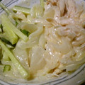 J・0505's cooksnap of when they made 超簡単♡新玉・きゅうり・ささみのサラダ♡.
