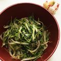 ごん☺︎'s cooksnap of when they made モヤシと豆苗の炒め物.