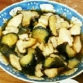 trattoria♡'s cooksnap of when they made 鶏胸肉とナスと椎茸の簡単煮浸し.