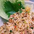 sayaphayap's cooksnap of when they made 夏野菜とレタスの手巻き炒飯.