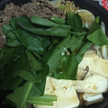 マサにゃん's cooksnap of when they made 牛肉ときのこたっぷりすき焼き風鍋♡.