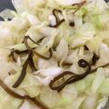 クックCGWI5K☆'s cooksnap of when they made レンジでスピード☆キャベツ塩昆布.