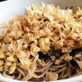 水海月82's cooksnap of when they made 焼きナス鶏そぼろのあんかけ蕎麦.