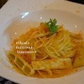 ruruchirin's cooksnap of when they made シンプル☆からすみと筍のオイルパスタ.