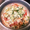 モケ缶's cooksnap of when they made 簡単！ポテトサラダ風 おからのサラダ♪.