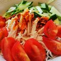 はみころ's cooksnap of when they made 茹で鳥と食べるラー油のそうめん!.