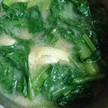 かめのたろう's cooksnap of when they made ほうれん草と油揚げのお味噌汁.