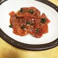 qumiy's cooksnap of when they made ✽ピリ辛まぐろユッケ✽.