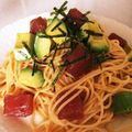 まりりん724's cooksnap of when they made マグロとアボカドの冷製パスタ♪.