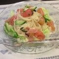 オニオンベーグル's cooksnap of when they made ～カッペリーニ風我が家のサラダスパ☆～.