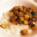 みつばちぴんく's cooksnap of when they made 夏野菜ゴロゴロキーマカレー.