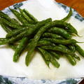 tomoともさん's cooksnap of when they made いんげんの素揚げ、青唐辛子もいっしょに！.