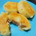 ✴秋茜✴'s cooksnap of when they made ★チーズ入り明太子いももち★.