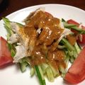 ちゃぎー's cooksnap of when they made レンジ鶏de簡単バンバンジー.