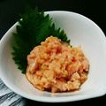 kyoka2007's cooksnap of when they made おつまみにサーモンのたたき☆いくらのせ.