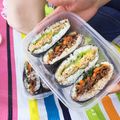 クックF6ECDE☆'s cooksnap of when they made ビビンパおにぎらず.