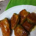 rikihaha's cooksnap of when they made 簡単☆子供も大好きなピーマンの肉詰め☆☆.