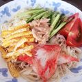 mihoppe098's cooksnap of when they made 夏★オイマヨ冷やしサラダそうめん.