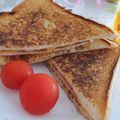 まねきねこにゃん's cooksnap of when they made グリルドハム＆チーズサンドウィッチ.