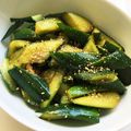 Erikasofia's cooksnap of when they made 簡単!!きゅうりの浅漬け中華風ニンニク味.