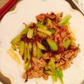 パーティー料理強化中's cooksnap of when they made セロリと豚バラ肉のXO醤炒め.