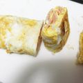 grcrwy's cooksnap of when they made お弁当に！ベーコンとチーズのたまご焼き.