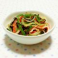 まあまま☆0403's cooksnap of when they made 塩昆布で・玉ねぎ・ピーマン和え.