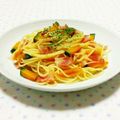 まあまま☆0403's cooksnap of when they made かぼちゃとベーコンの和風パスタ❀.