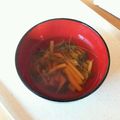 aas＠31's cooksnap of when they made えのきと貝割れの汁もの.