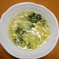 クックY5MLP9☆'s cooksnap of when they made キャベツとわかめの中華スープ.