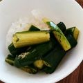 愛健家's cooksnap of when they made キュウリ大量消費☆絶品漬物.