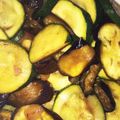 ℳ40's cooksnap of when they made ズッキーニと茄子のニンニクポン酢炒め ☆.