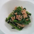 えりべえ's cooksnap of when they made にらとツナのぽん酢和え。.
