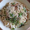 maccheroni's cooksnap of when they made ぱぱっとダシ汁でとろろ昆布と納豆おうどん.