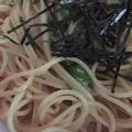 akochan910's cooksnap of when they made 人気店の明太子スパゲッティ☆.