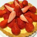kasaneco's cooksnap of when they made ♪話題入り感謝♪イチゴのカスタードタルト.
